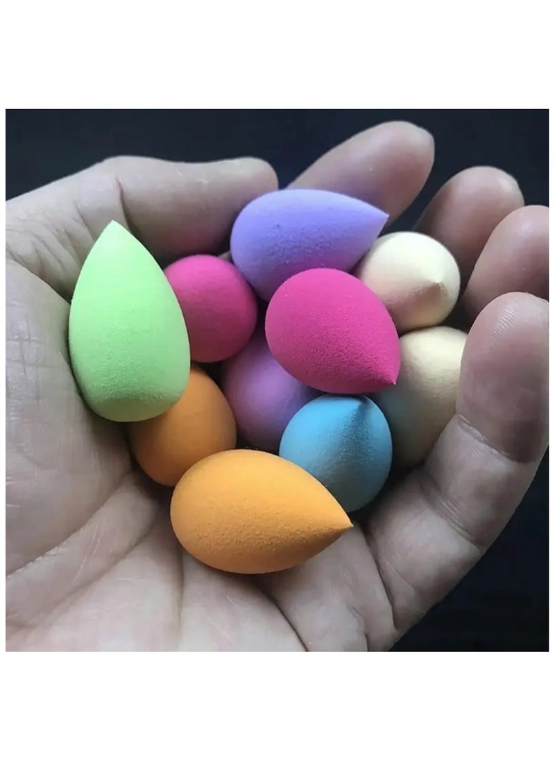 BOLREUS 60 Pcs Makeup Sponges, Foundation Mixing Beauty Sponge, Liquid Cream, Powder Flawless, Multi Color, Dry Wet Foundation Makeup  - Image 4
