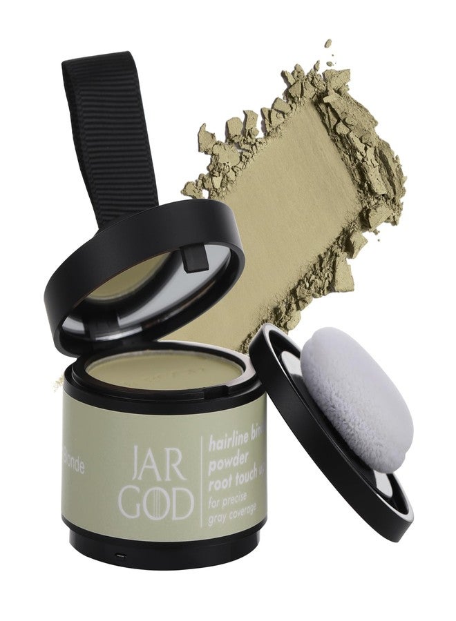 JARGOD Root touch up powder Hairline Powder for root cover up temporary root concealing powder for Women & Men, for instant gray hair cover up (Medium Blonde, 0.14 Ounce (Pack of 1)) - Image 1