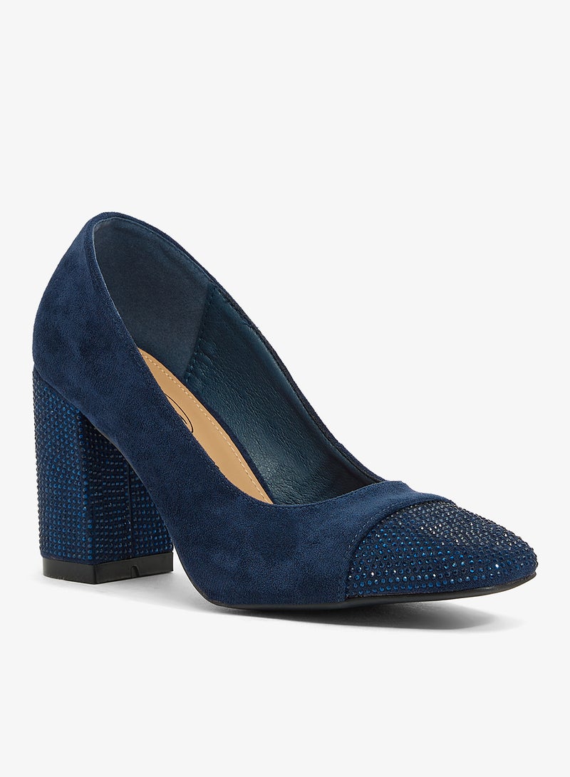 سبوت أون حذاء بكعب عالٍ مربع - Image 2