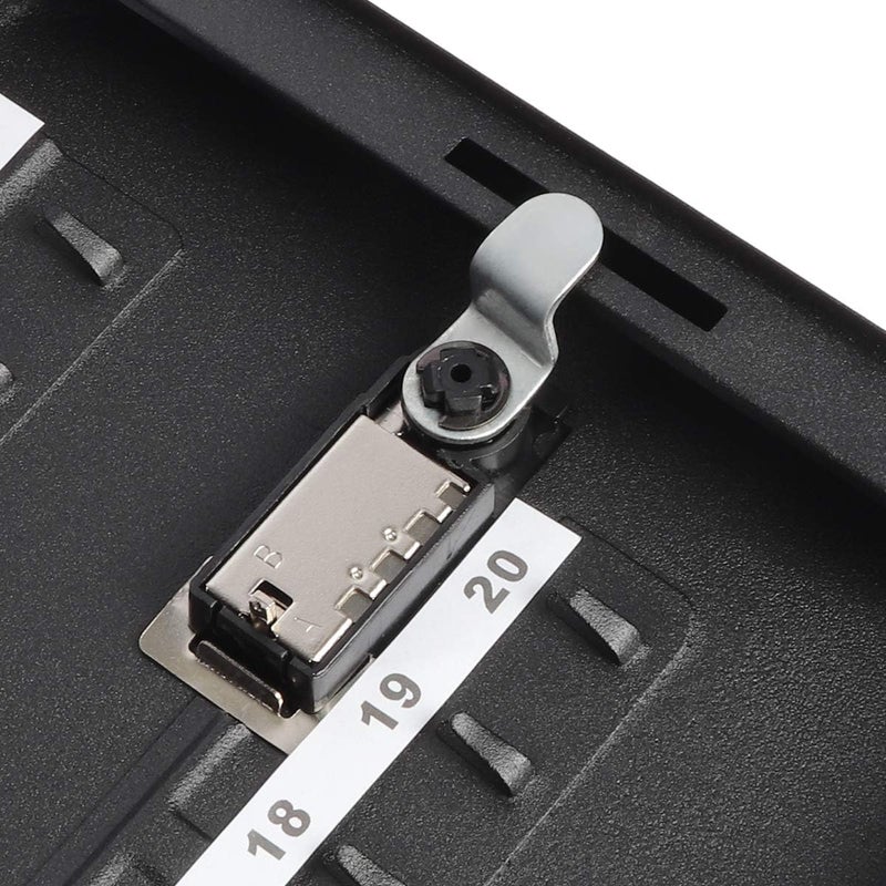 Decaller Large Key Box with Combination Lock, Key Cabinet Wall Mount Lock Box with 48 Hooks, 11 4/5" x 9 1/5" x 3" - Image 5