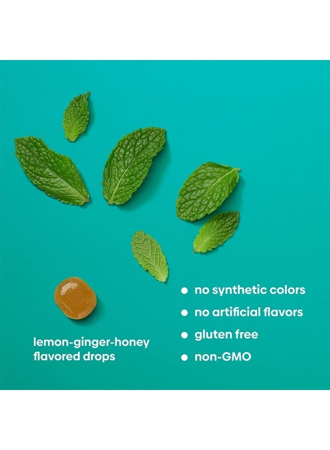 UpSpring قطرات تهدئة المعدة لتخفيف الغثيان العرضي/المعدة المضطربة مع الزنجبيل والليمون والنعناع وB6. قطرات بنكهة النعناع، 28 قطعة (قد يختلف التغليف) - Image 2