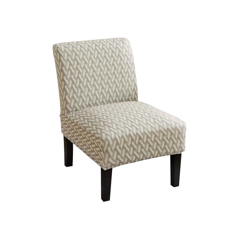 HAOYONG Armless Accent Chair Cover, Stretch Chair Slipcover Printed Slipper Chair Covers Furniture Protector Covers for Living Dining Room Hotel - Image 1