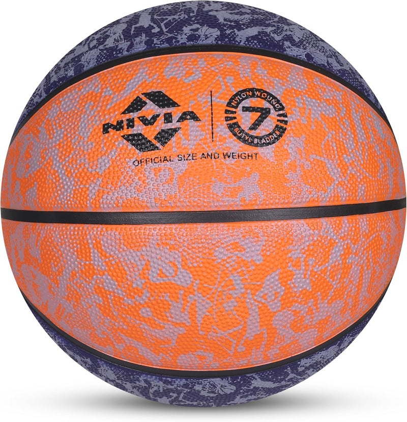 Nivia Graffiti Moulded Basketball - Size 7 - Image 5