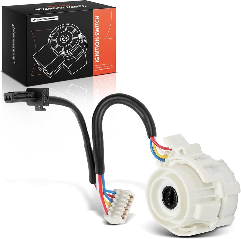 A-Premium Ignition Starter Switch Replacement for Volkswagen Passat 2012-2019 Golf Eos Tiguan Audi Q3 - Image 1