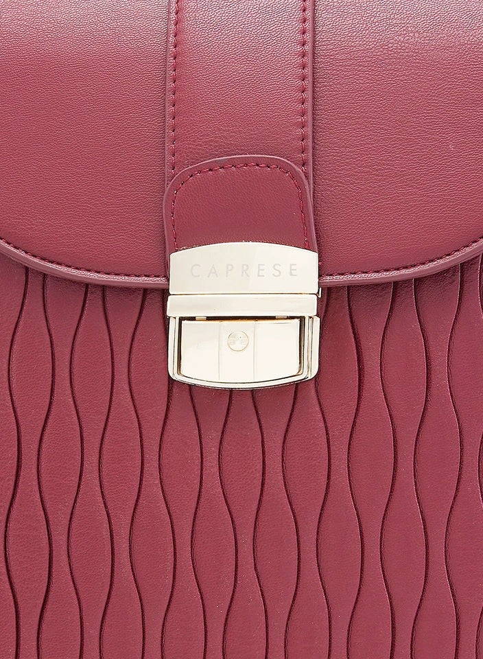 CAPRESE CAPRESE-SHELBEE FASHION BACKPACK MEDIUM BURGUNDY - Image 3