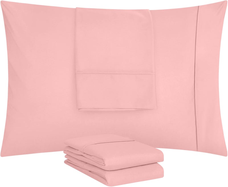 Utopia Bedding Queen Pillow Cases - 4 Pack - Envelope Closure - Soft Brushed Microfiber Fabric - Shrinkage and Fade Resistant Pillow Covers Queen Size 20 X 30 Inches (Queen, Pink) - Image 5