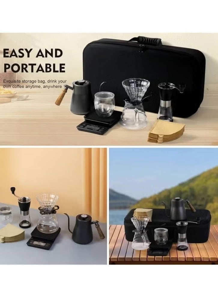TIGER Professional Coffee Maker Kit – 12-Piece Barista Tool Set with Travel Case, Includes Tamper, Milk Frother, Espresso Accessories and More – Ideal for Home, Cafe or Travel Use - Image 4