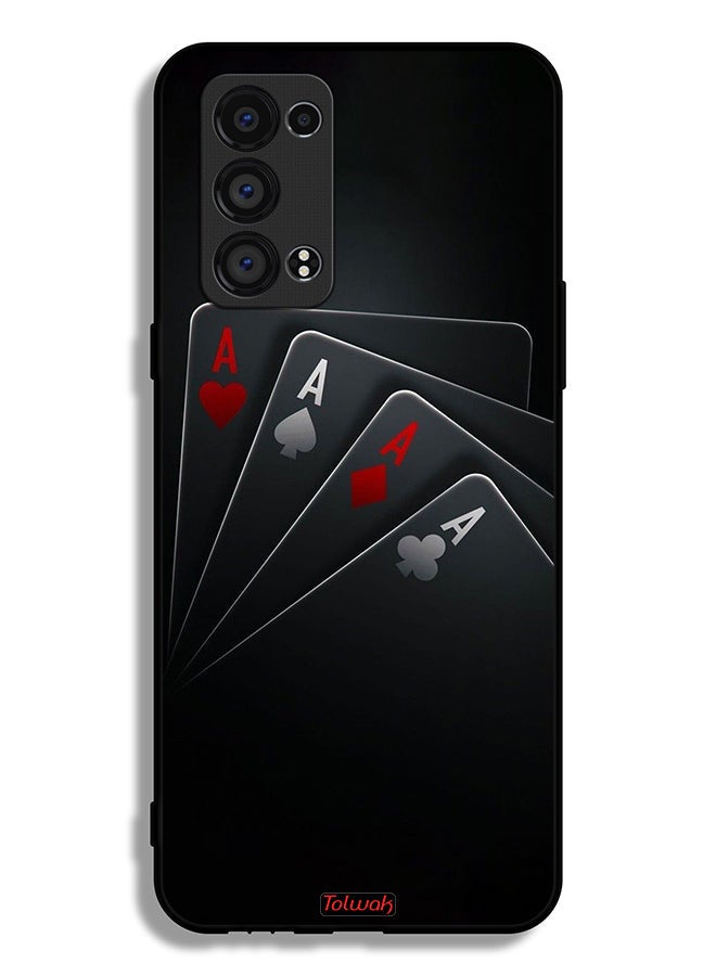 Tolwak Oppo Reno6 Pro 5G (Snapdragon) Protective Case Cover Cards A  - Image 2
