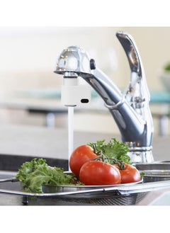 YQbest Touchless Faucet Adapter Automatic Smart Motion Sensor Hands Induction Kitchen Bathroom Sink Water Saver Overflow Protection for Basin Hotel  - Image 2