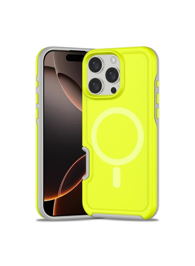 اس-توب جراب لهاتف iPhone 16 Pro مقاوم للصدمات MagSafe Armor PC Hybrid TPU - Image 1