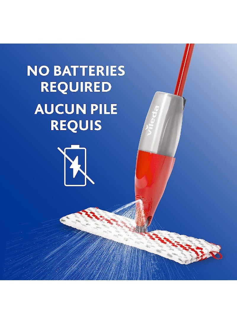 Vileda ProMist Spray Flat Mop – Easy-to-Use Spray Mop with Reusable Microfiber Pad, Ideal for Quick and Efficient Floor Cleaning - Image 5