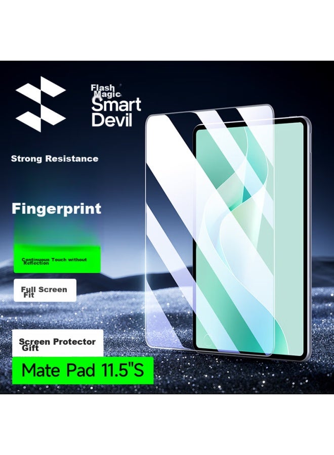 Smartdevil Tempered Glass Screen Protector For Huawei Matepad Air 11.5s Soft Light Edition Tablet Dynamic Edition, Shatterproof, Anti-fingerprint, Hd Protective Film - Image 1