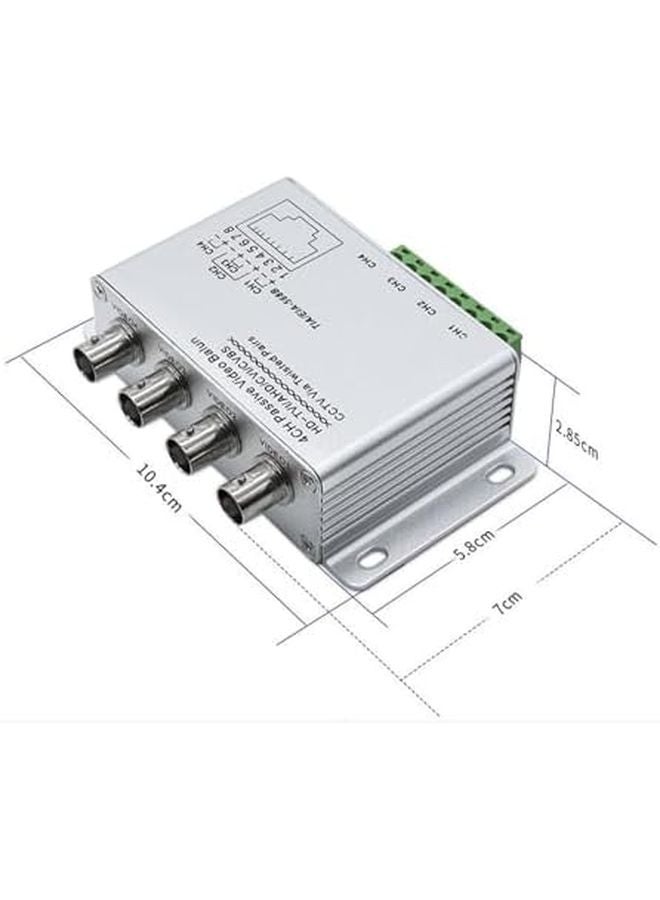 4 Channel CVI Coaxials Video Transmitter for Surveillance System CCTV Security - Image 5