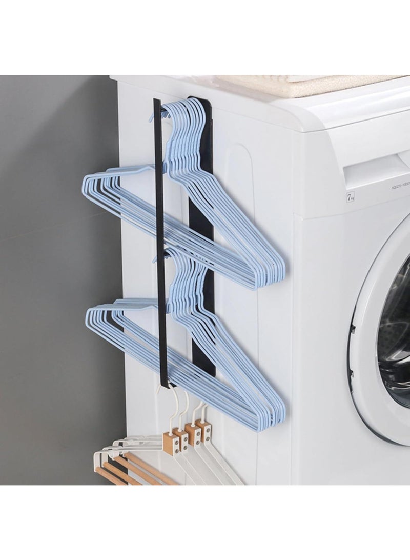 Wall Hanger Holder Punch-free Clothes Hanger  Wall Mount Storage Rack Organizer Space Saving Wardrobe Hanger Holder - Image 2