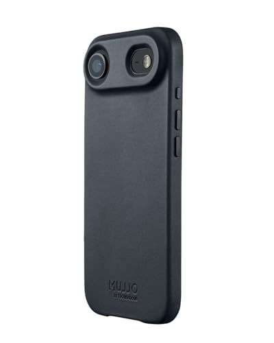 Mujjo Leather Case for iPhone Air MagSafe Compatible Basalt Blue - Image 1