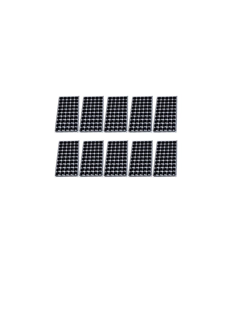 Generic Delicate 10Pcs 50 Cells Seedling Starter Tray Seed Germination Plant Flower Pots Nursery Grow Box Propagation for Garden  - Image 1