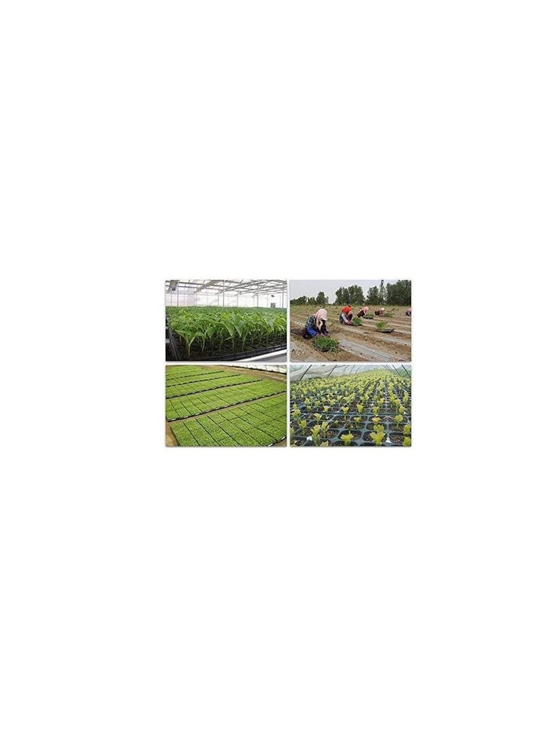 Generic Delicate 10Pcs 50 Cells Seedling Starter Tray Seed Germination Plant Flower Pots Nursery Grow Box Propagation for Garden  - Image 2