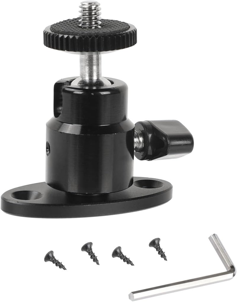 CAMVATE 1/4"-20 Mini Ball Head with Ceiling Mount for CCTV & Video Wall Monitors Mount - 1991 - Image 5