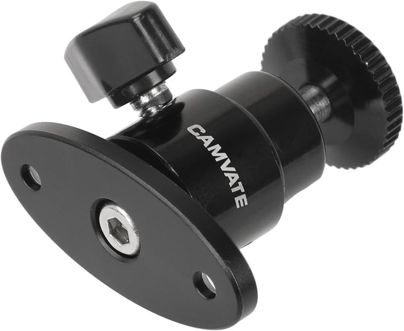 CAMVATE 1/4"-20 Mini Ball Head with Ceiling Mount for CCTV & Video Wall Monitors Mount - 1991 - Image 4