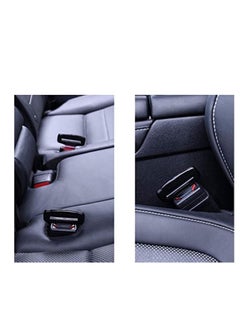 Generic Safety Belt Deadbolt buckle Car Seat Belt Accessories Safety Belt Tongue Auto parts Straight Deadbolt (6pcs, Black)  - Image 2