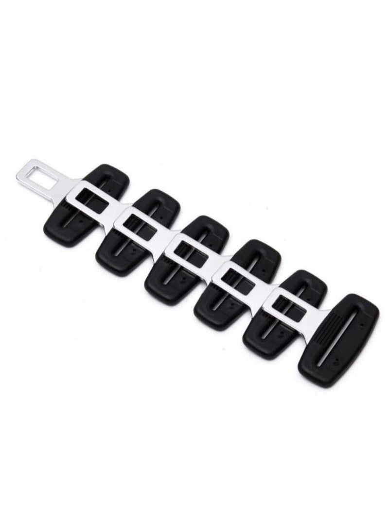 Generic Safety Belt Deadbolt buckle Car Seat Belt Accessories Safety Belt Tongue Auto parts Straight Deadbolt (6pcs, Black)  - Image 5