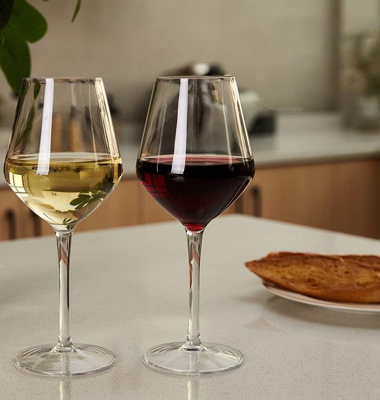 BLISS START 2 Pcs Crystal Wine GlassesChampagne Red Wine Glass 360 mlPerfect for Red or White WineParty Glasses - Image 1