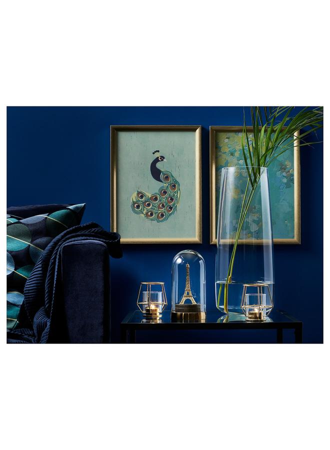 Green Tiger Tealight holder, gold-colour, 10 cm - Image 5