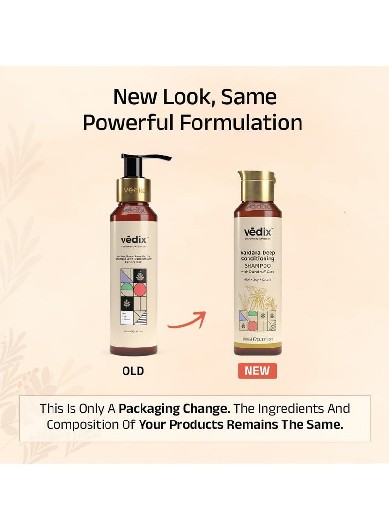 Vedix Vardara Deep Conditioning Anti Dandruff Shampoo For Women & Men | Shampoo For Dandruff & Dry Hair | 100 ml - Image 5