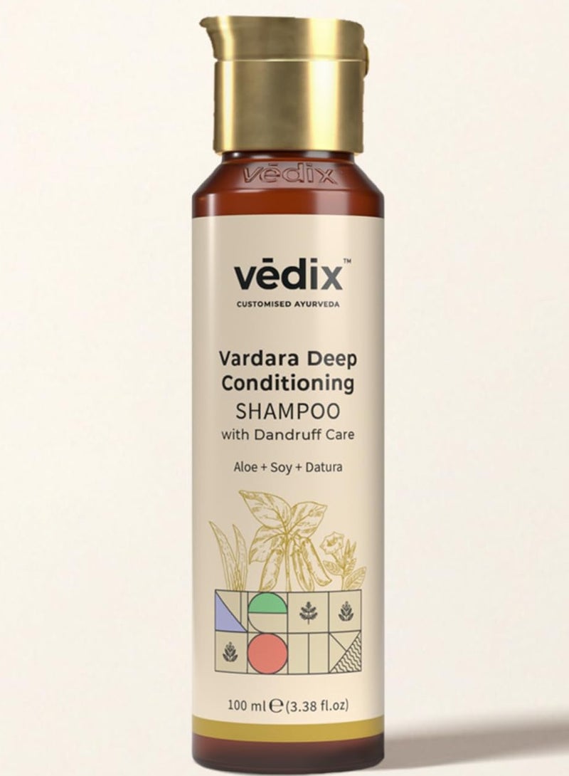 Vedix Vardara Deep Conditioning Anti Dandruff Shampoo For Women & Men | Shampoo For Dandruff & Dry Hair | 100 ml - Image 1