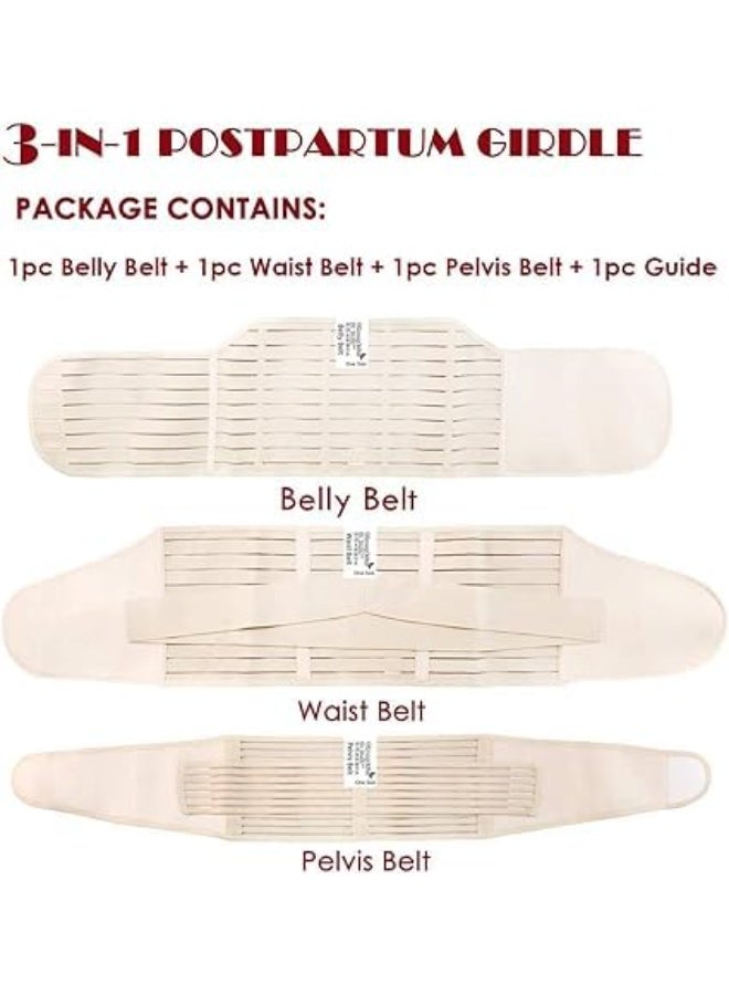 3-in-1 Postpartum Recovery Support Wrap Belt (L) - Image 3