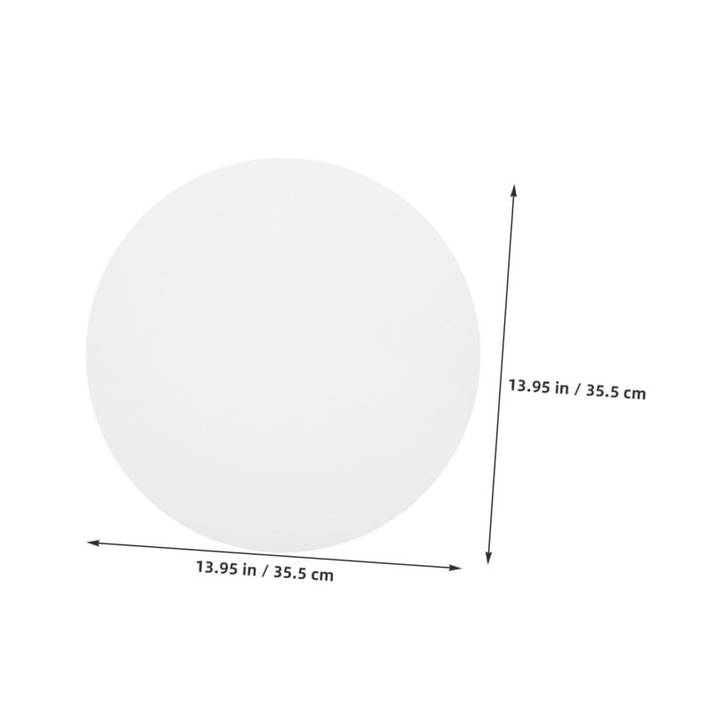 Round Acrylic Lamp Shade Diffuser Cover for Ceiling Pendants and Tabletop Lighting Translucent Panel - Image 3