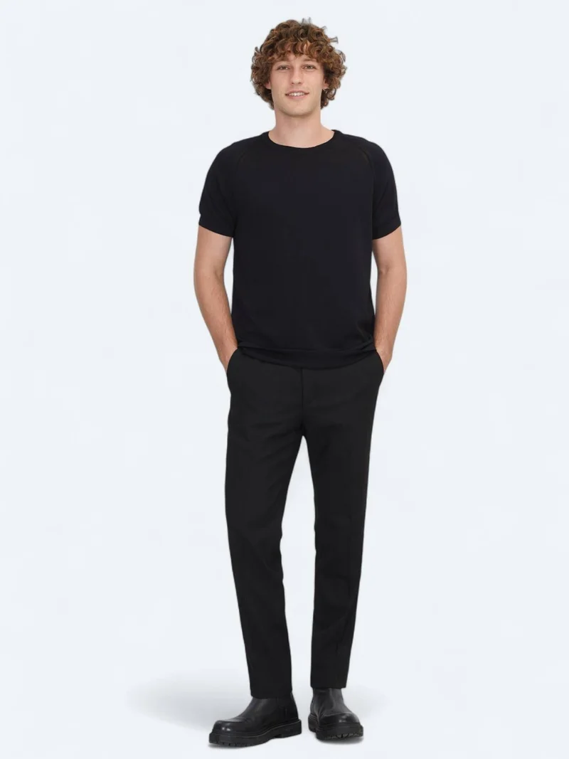 Kip Black Knitwear