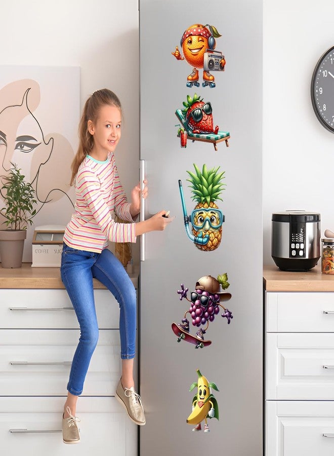 MustHome Kitchen Decoration Items, Wall Stickers for Home | Wall Stickers for Home Decoration | Wall Decor Items for Kitchen Stickers Wall | Reusable Stickers Set of 5 - Image 5