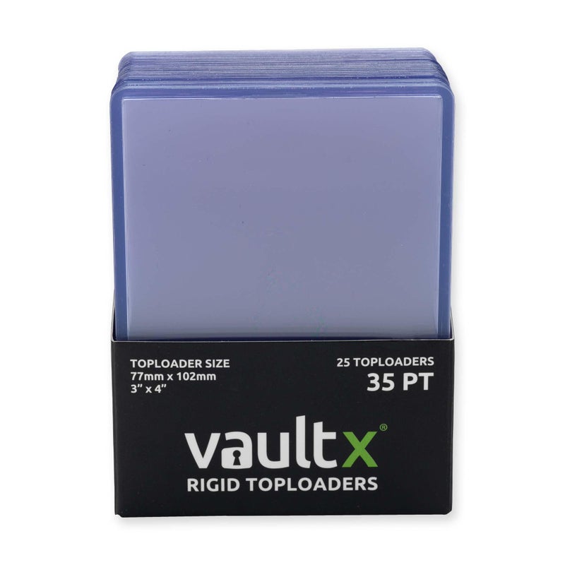 Vault X Toploaders 35pt, Trading Cards, Premium Extra Thick, 3" x 4" Seamless Rigid Card Holders, Hard Sleeves, Clear Protection for Collectible Card Games, Sports, TCG (25 Pack) - Image 2