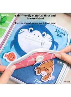 Generic Quiet Tear-off Book For Babies Can Chew Baby Educational Early Education Cloth Book Toy 8 Hand-tearable Book 6 Can Not Tear 0 To 1 Years Old-Color:[complete Set Of Cognition] + Bee Whack-a-mole  - Image 5