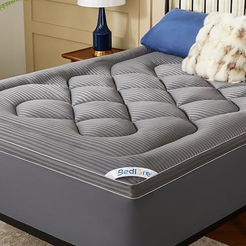 BEDLORE Queen Mattress Topper, Thick Pillow Top Pad for Back Pain Relief, Cooling Soft Mattress Cover with Deep Pockets 6-18 inch - Image 1