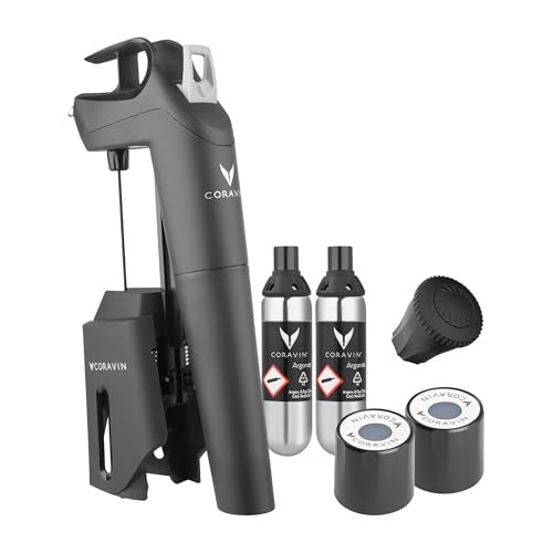 Coravin نظام حفظ النبيذ كورافين تيمليس ثري بلس أسود
