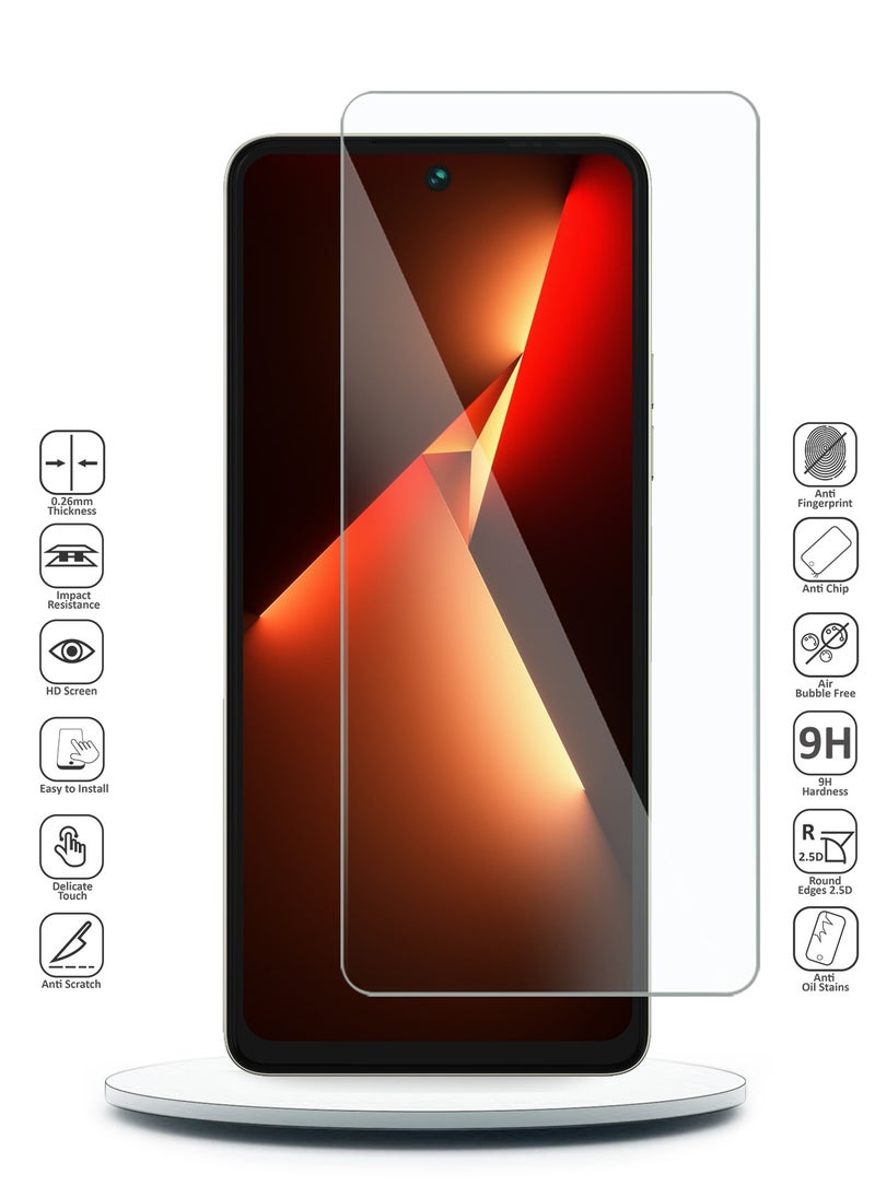 Wtech - Tecno Pova 5 4G 2023 / Tecno Pova 5 Pro 5G 2023 9H 2.5D Tempered Glass Screen Protector (MSG9CN) - Clear - Image 1