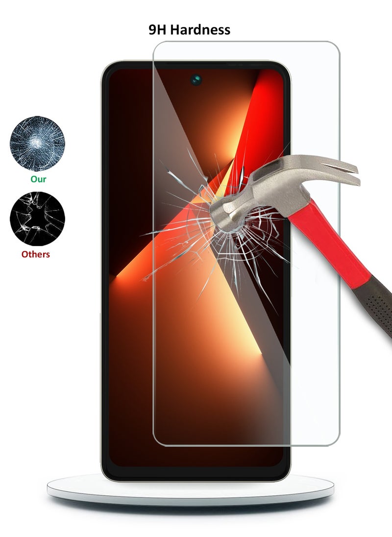 Wtech - Tecno Pova 5 4G 2023 / Tecno Pova 5 Pro 5G 2023 9H 2.5D Tempered Glass Screen Protector (MSG9CN) - Clear - Image 1