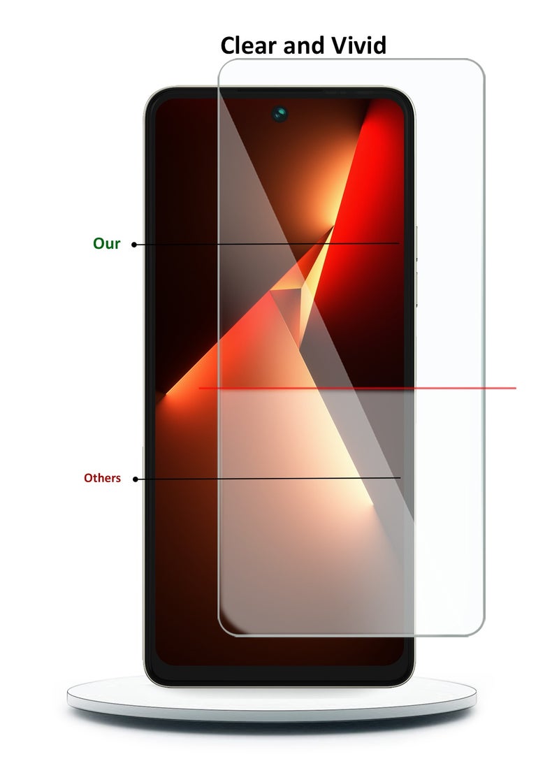 Wtech - Tecno Pova 5 4G 2023 / Tecno Pova 5 Pro 5G 2023 9H 2.5D Tempered Glass Screen Protector (MSG9CN) - Clear - Image 1