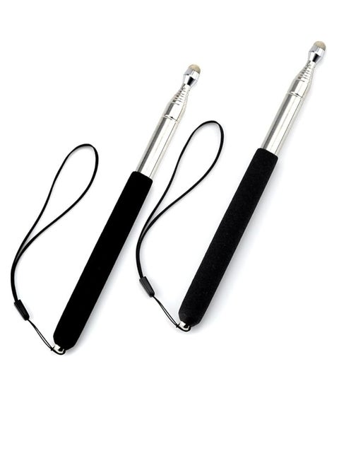 2 Pcs Telescopic Teachers Pointer, Extendable Pointer Stick, Mini Hand Pointer Stick, Retractable Whiteboard Pointer Handheld Presenter, Teaching Pointer for Classroom