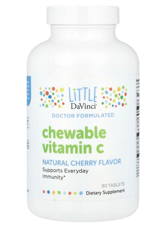 LiTTLE DaVinci - Chewable Vitamin C Natural Cherry 90 Tablets - Image 1