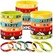 JUNEBRUSHS 42pcs Camping Party Favors Silicone Bracelets for Adults Camping Adventure Birthday Party Decorations Gift Supplies - Image 3