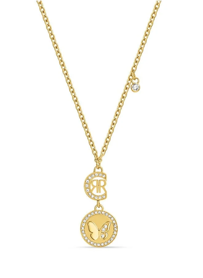 CERRUTI 1881 Angela Gold Plated Pendant Necklace for Women