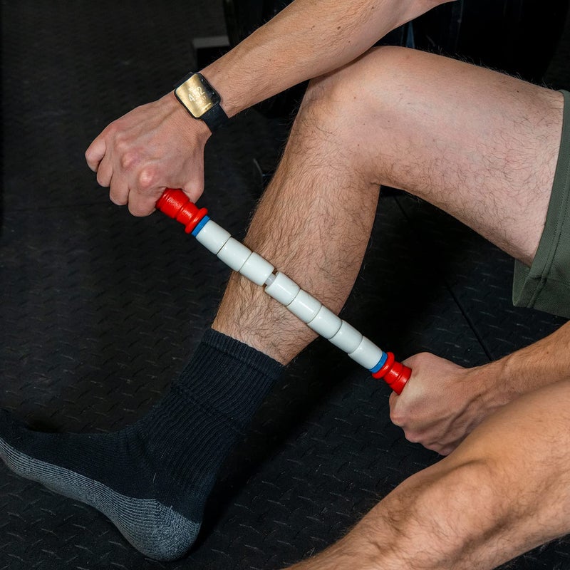 Nine for Nine Massage Stick 18" Flexible Handheld Spindle Massage Roller (Will Contour to Any Muscle) - Full Body Muscle Recovery & Myofascial Release (Medium - 18" Massage Stick) - Image 5