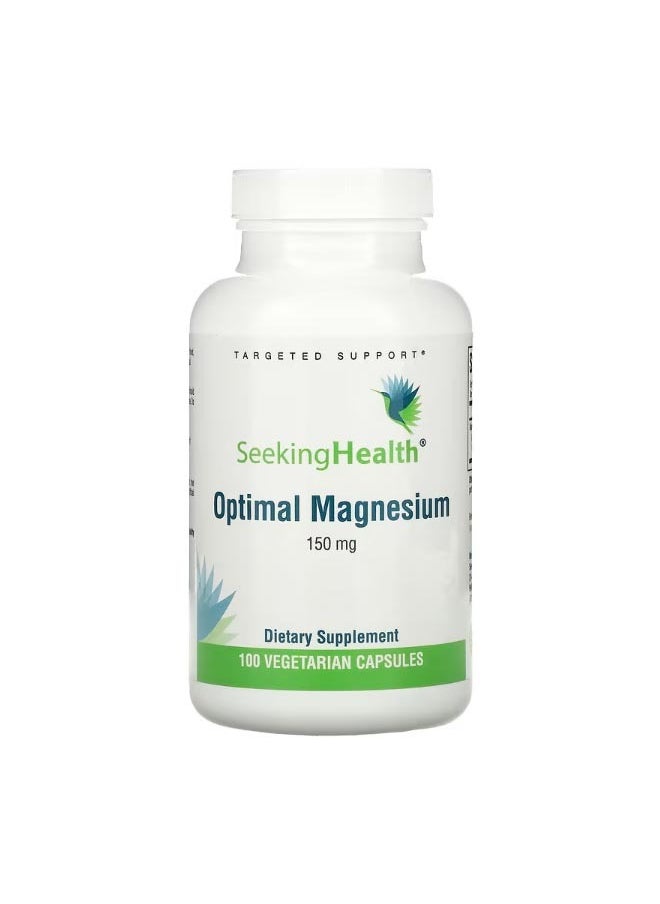 Seeking Health Optimal Magnesium 150 mg 100 Vegetarian Capsules  - Image 1