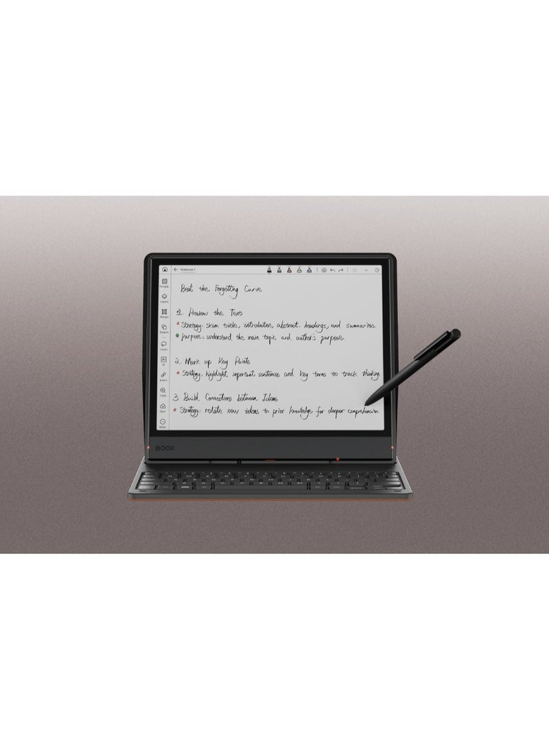 BOOX Magnetic Keyboard Cover for Note Air5 C Full Keyboard with USB-C Pass-Through Charging – Slim Magnetic Design with Detachable Flap & 51 Language Layouts - Image 2
