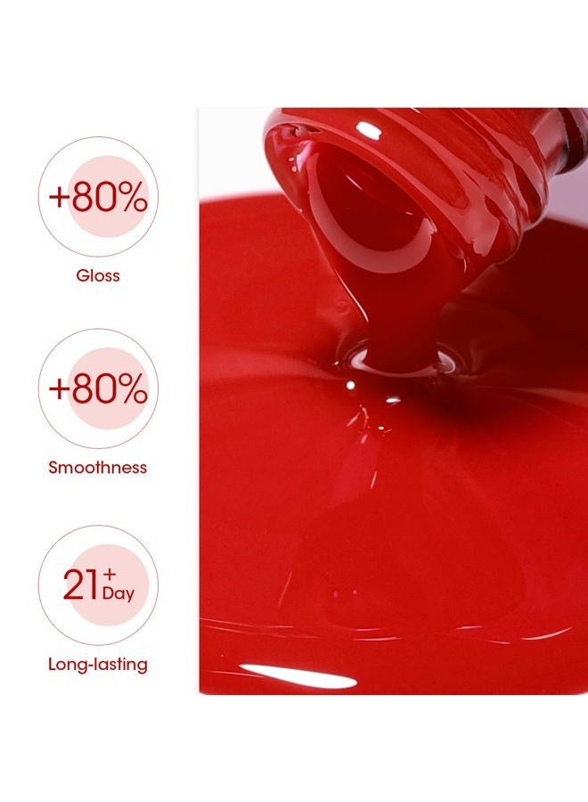 GELLEN 18ml Bright Red Gel Nail Polish Professional Manicure Colors DIY Beauty Salon Valentine's Day Gifts For Her - Image 3
