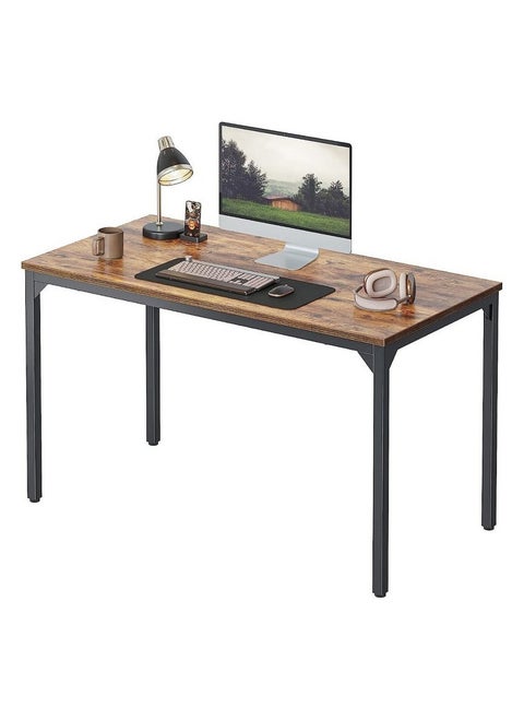 Computer Desk, Simple Style for Space-Saving Brown