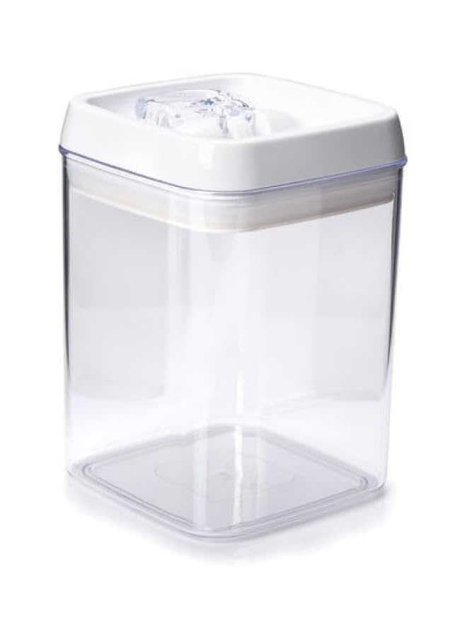 هوم كونسيبت حاوية تخزين طعام محكمة الغلق سعة 0.8 لتر، شفافة/بيضاء - Image 2